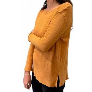 NEW GERTIES longsleeve crew tee in orange